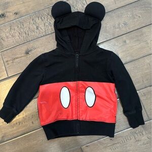 Disney Mickey Mouse zip up hooded sweatshirt